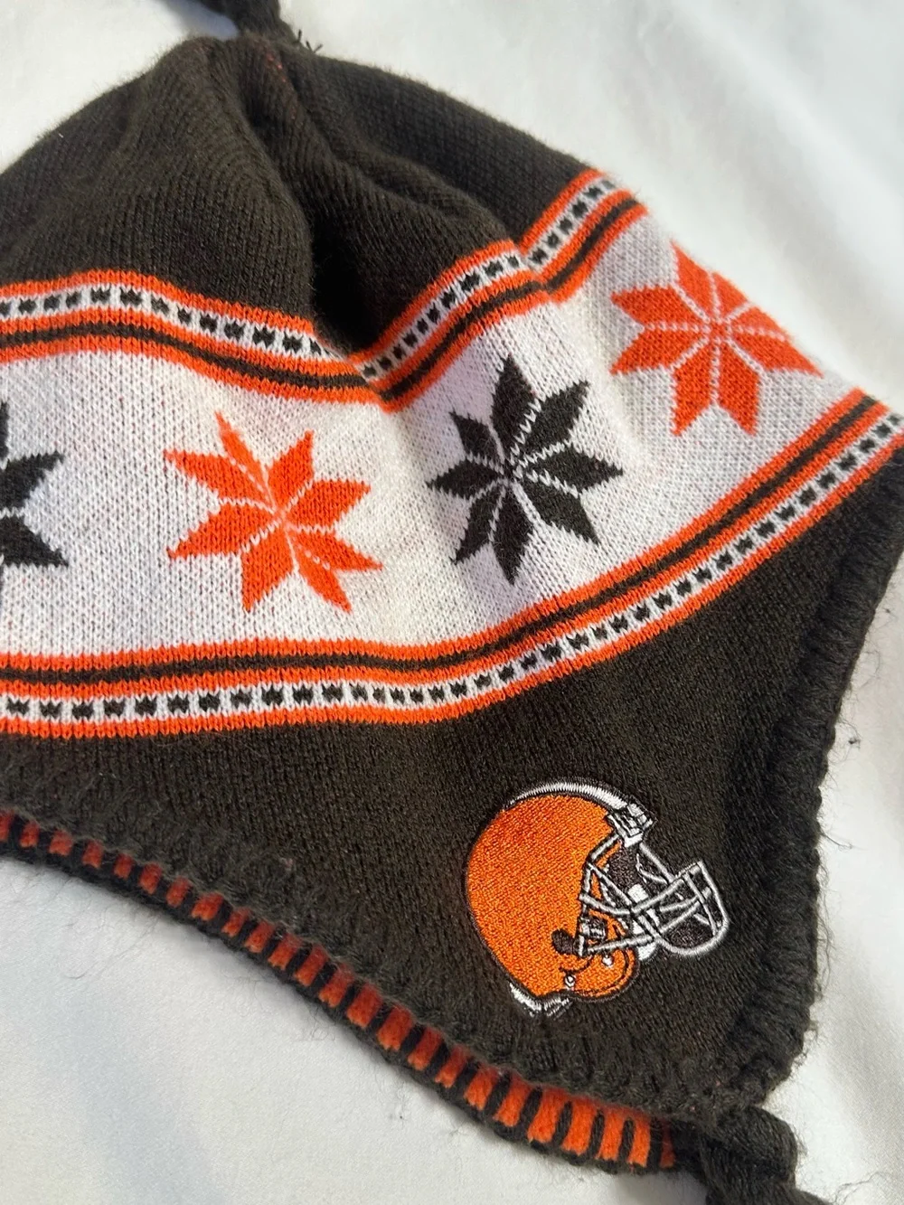 NFL Youth Cleveland Brown Knit Toboggan.